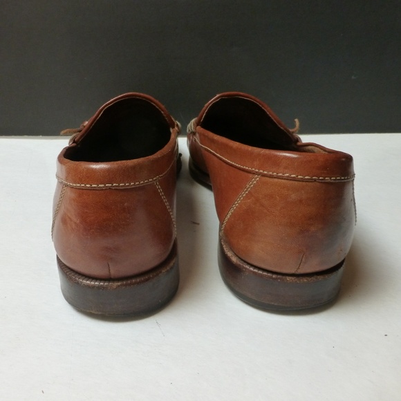 Cole Haan braided buckle brown loafer 10m - Picture 3 of 7